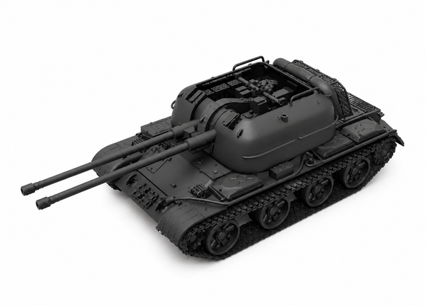 SSMODEL 1/350 ZSU-57-2 Soviet coldwar mobile AA-gun Resin Model Kit TSS3500284