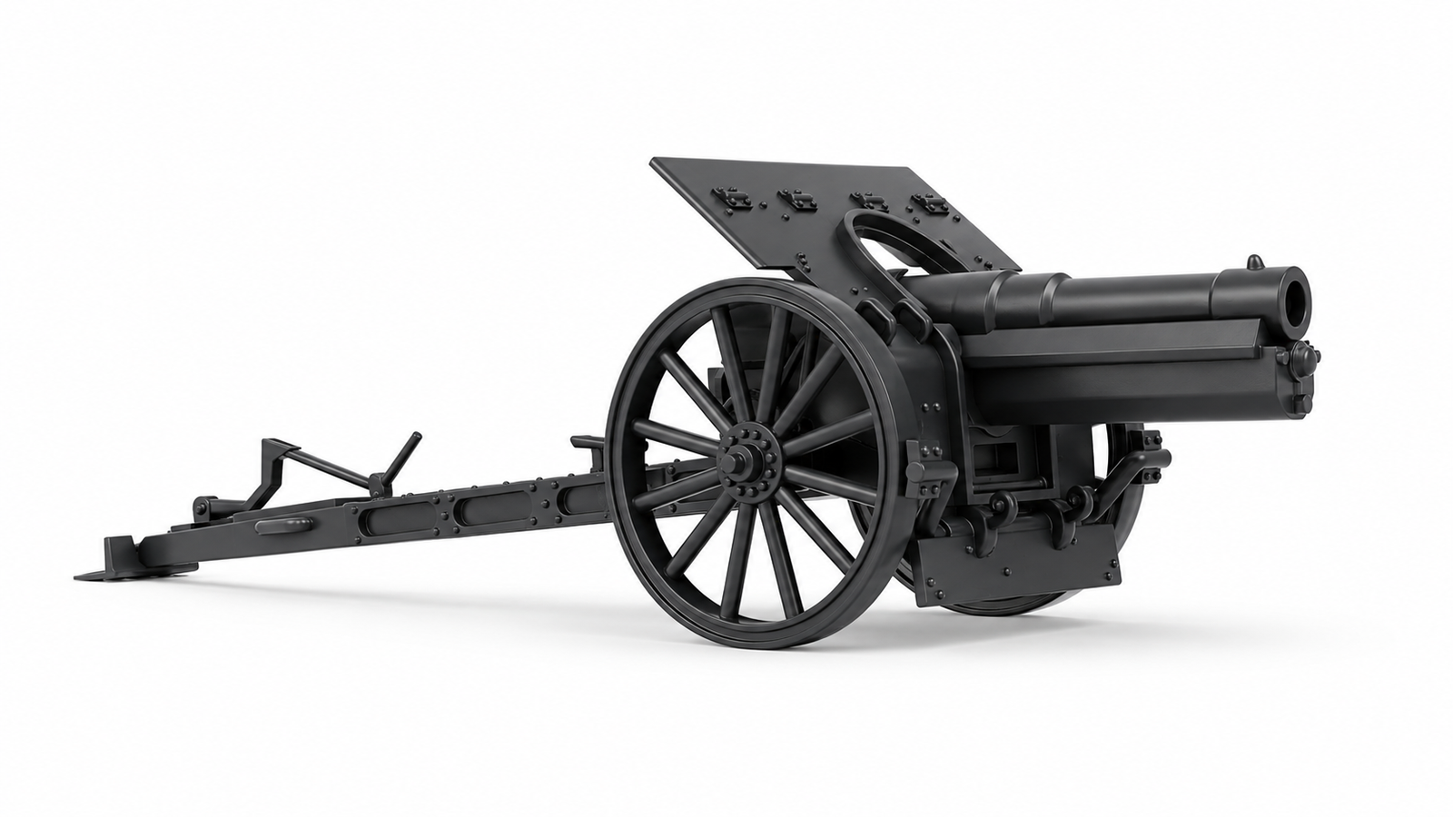 SSMODEL 1/200 14/39 149mm Howitzer Resin MODEL KIT TSS2001535 — scale model kit