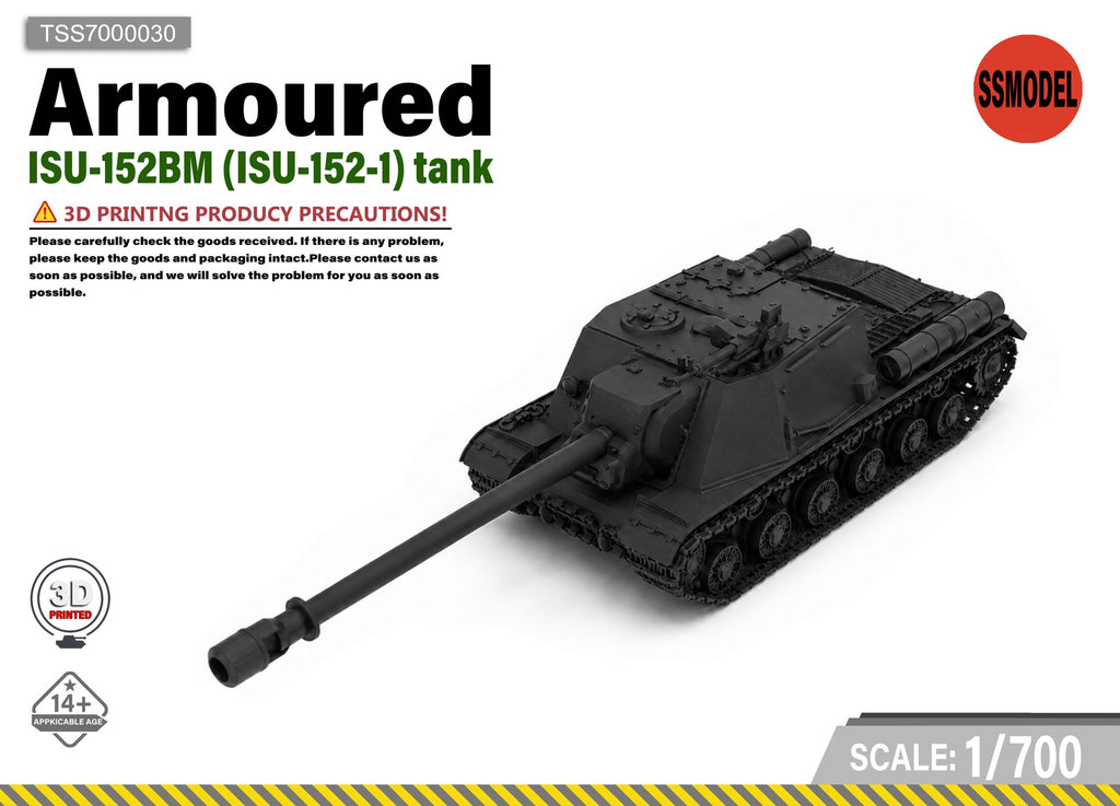 SSMODEL 1/700 ISU-152BM (ISU-152-1) Tank Resin Model Kit TSS7000030