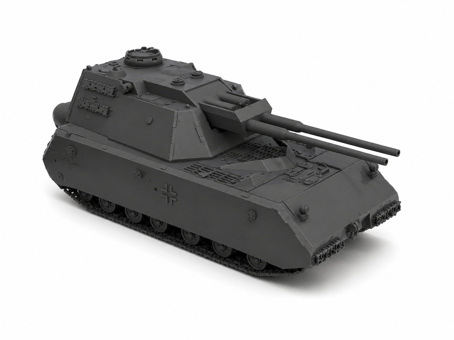 SSMODEL 1/350 Flakpanzer Maus German heavy AA-gun resin model kitTSS3500329 — detail view 2