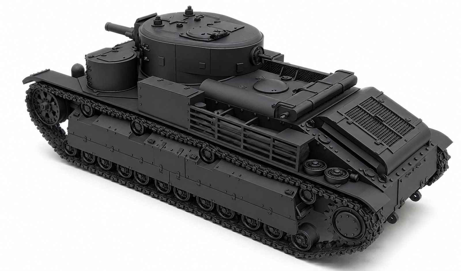 SSMODEL 1/350 T-28 Soviet Medium Tank Resin Model Kit TSS3500017 — detail view 2