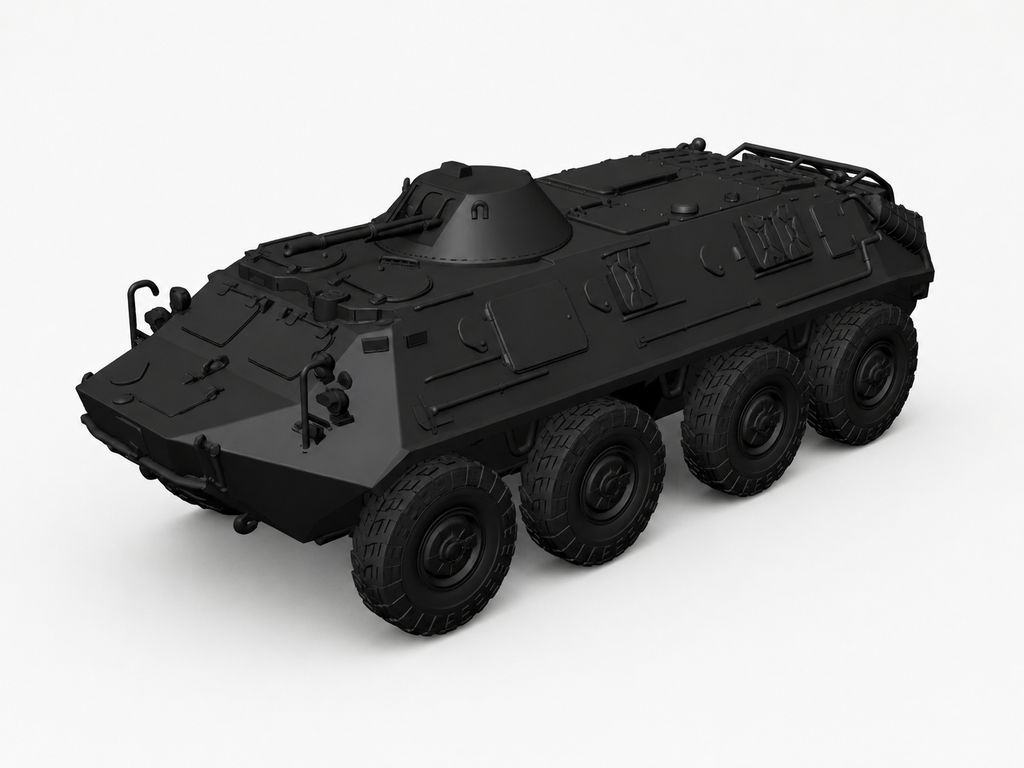 SSMODEL 1/350 BTR-60PB Soviet coldwar APC tank Resin Model Kit TSS3500291
