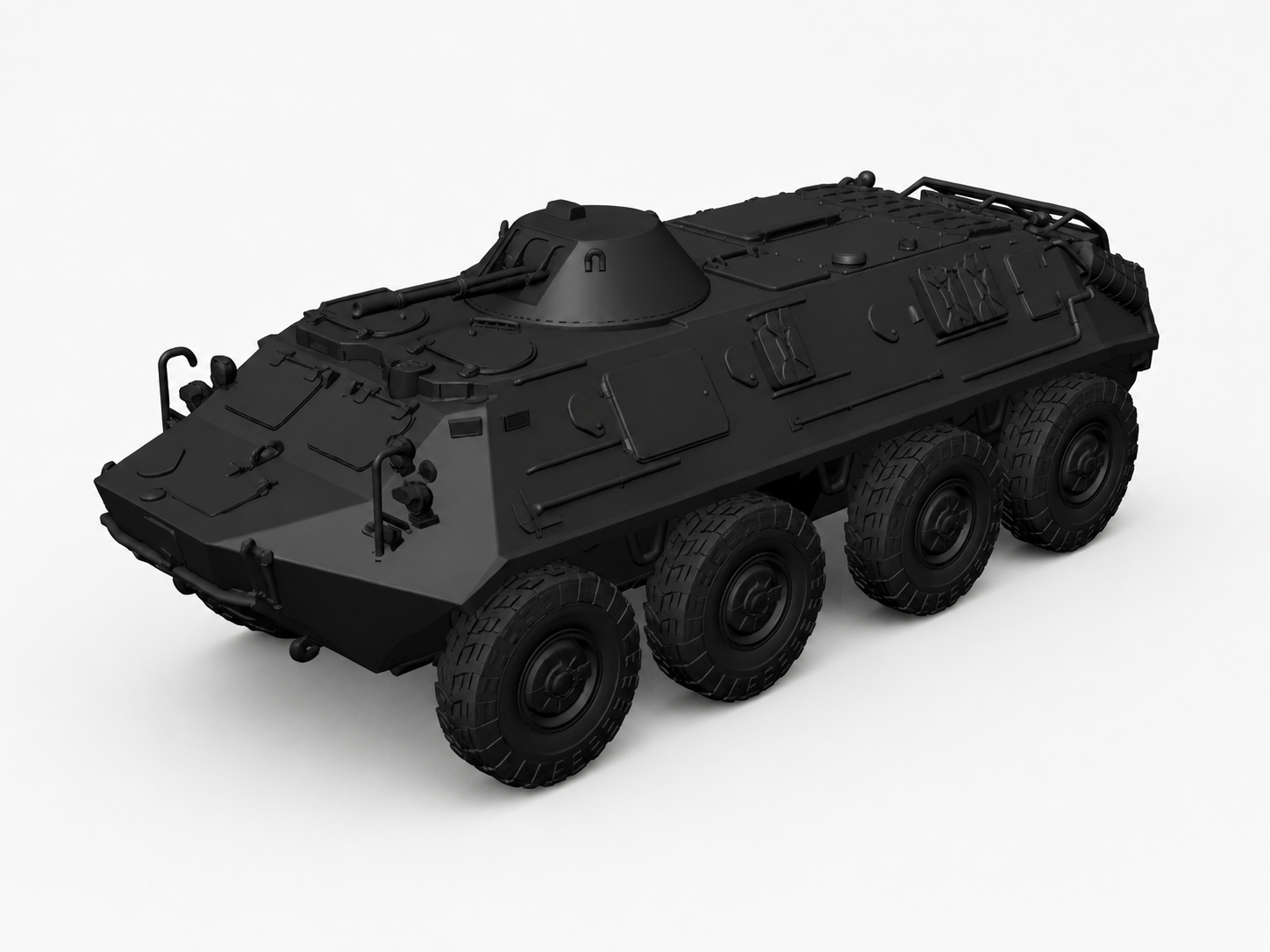 SSMODEL 1/350 BTR-60PB Soviet coldwar APC tank Resin Model Kit TSS3500291 — detail view 2
