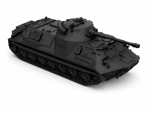 SSMODEL 1/350 PT-60/76 Soviet Cold War Light Tank Resin Model Kit TSS3500394