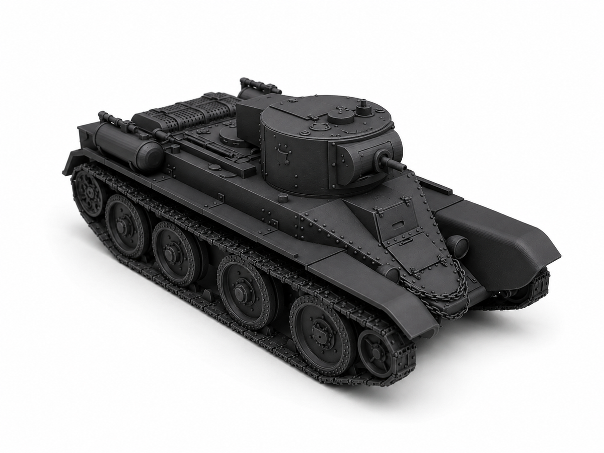 SSMODEL 1/200 KhBT-5 Soviet chemical tank Resin Model Kit TSS2000150 — detail view 2