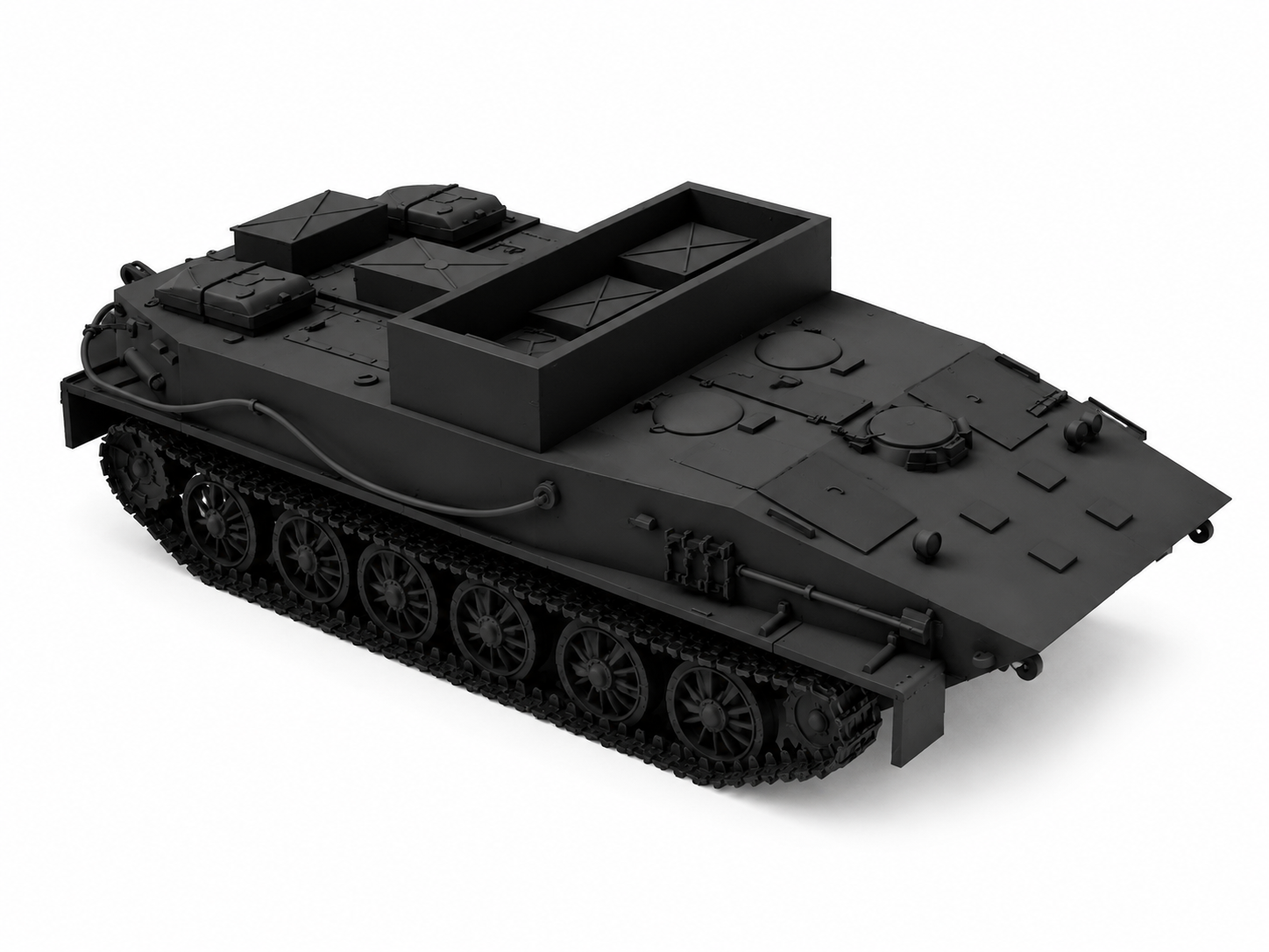 SSMODEL 1/350 WPT-76 Polish Coldwar ARV Tank Resin Model Kit TSS3500383 — detail view 2