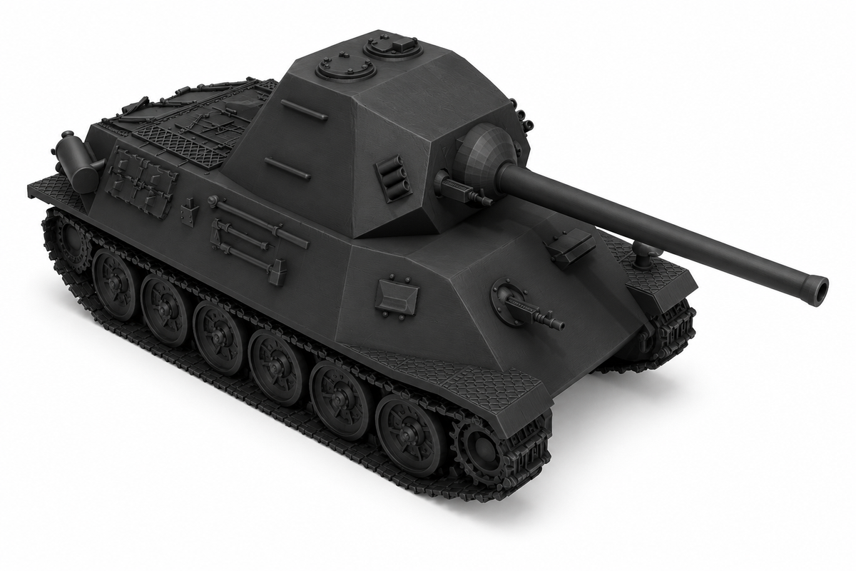 SSMODEL 1/144 Skoda T-25 Fictional Medium AFV Armored Vehicle Kit TSS1440565