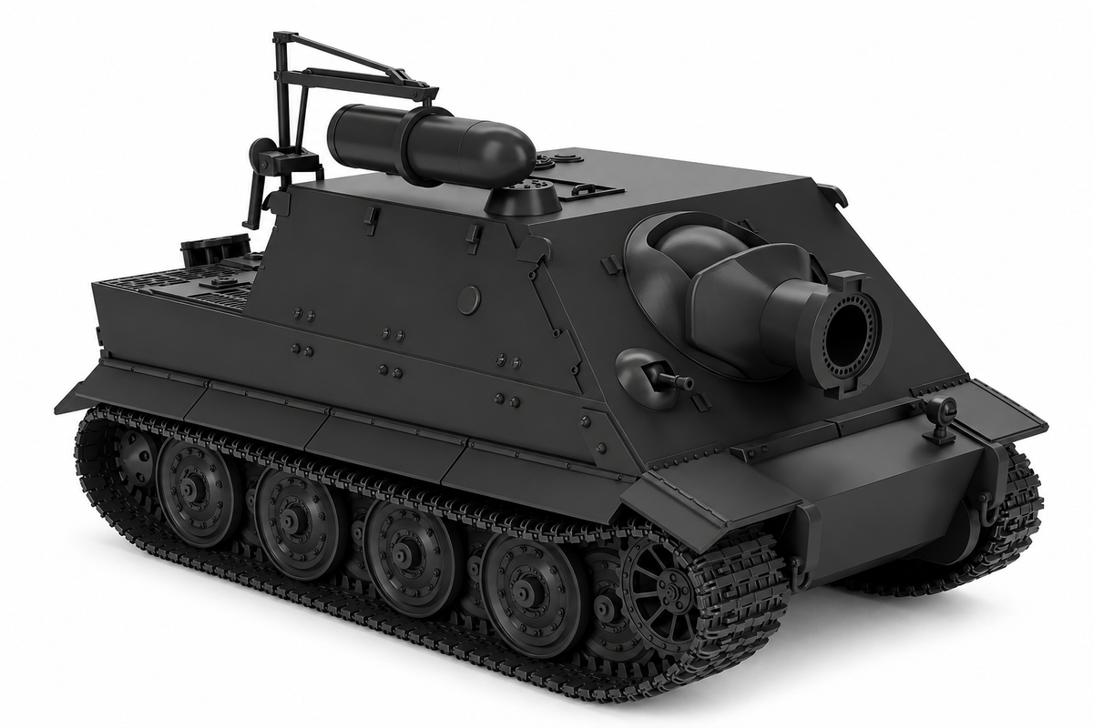 SSMODEL 1/700 Sturmtiger 38cm RW61 Sturmmörser Tiger Resin MODEL KIT TSS7000964 — scale model kit