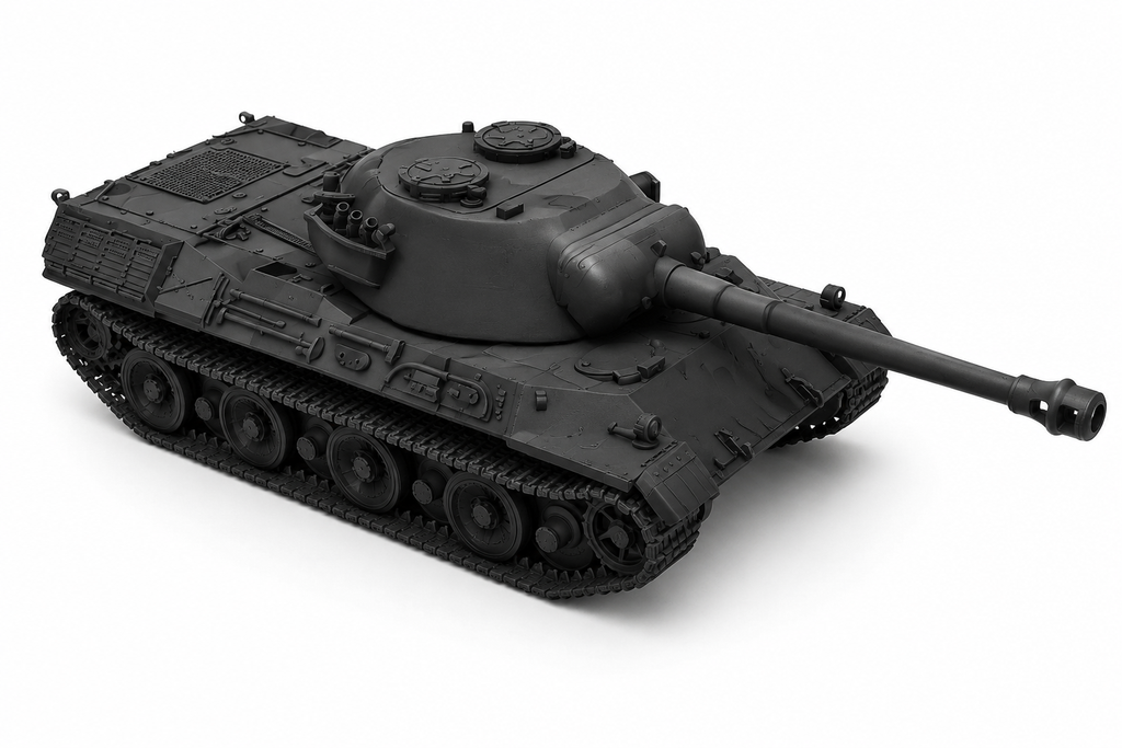 SSMODEL 1/350 Pz.Kpfw. IX Panther tank resin model kit TSS3500491