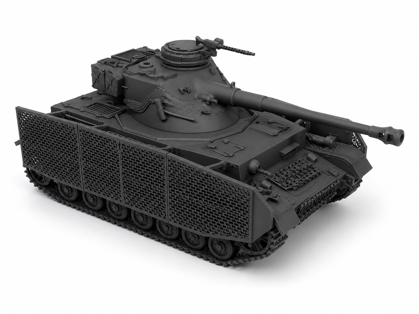 SSMODEL 1/700 Pz.Kpfw. IV Ausf.J mit Wiegenturm Resin Model Kit TSS7000321 — detail view 2