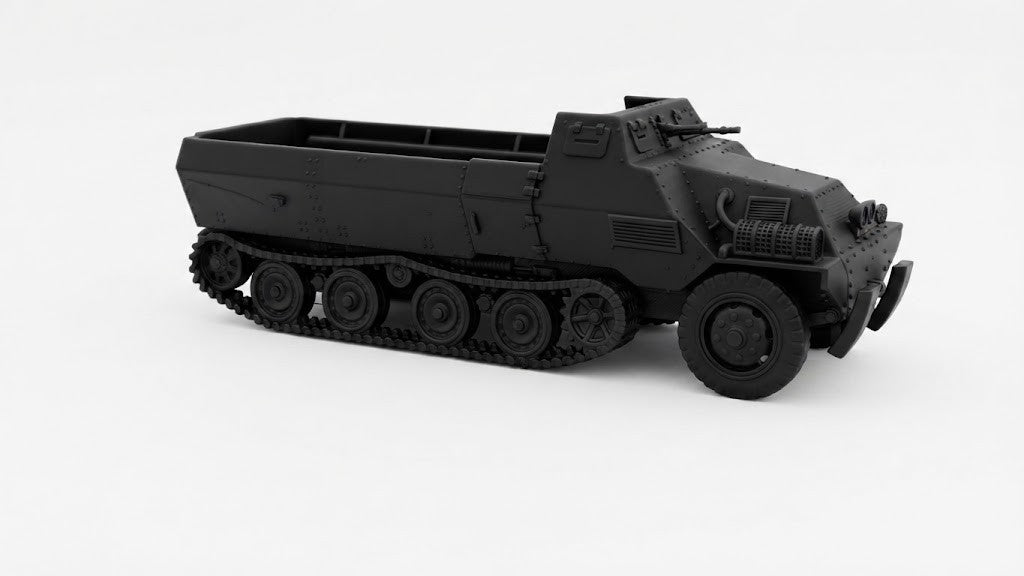 SSMODEL 1/100 Type 1 Ho-Ha Japan WWII Half-Track APC Resin Model Kit TSS1001583 — detail view 2