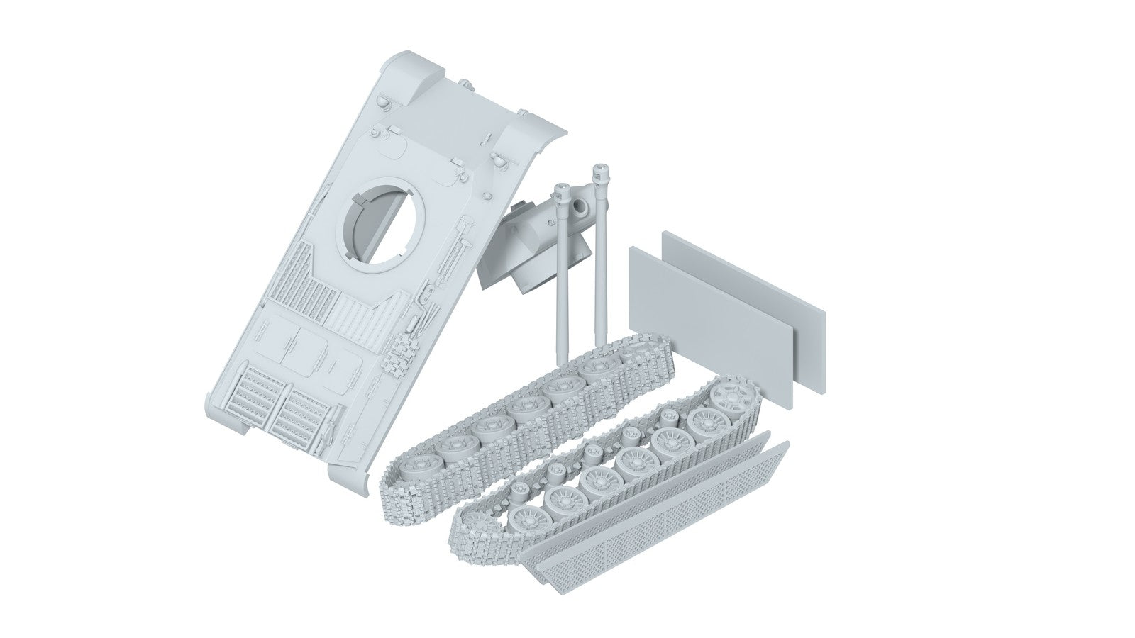 SSMODEL 1/350 44M Tas tank Resin Model Kit TSS3500261 — detail view 11