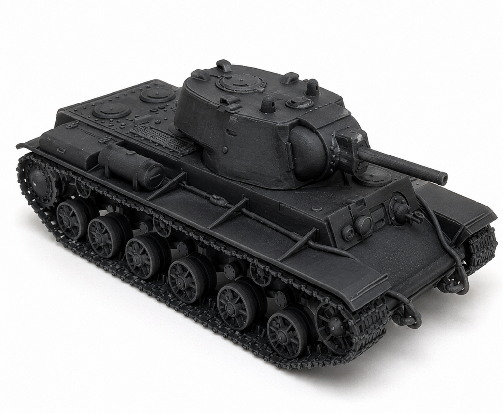 SSMODEL 1/350 KV-1 (ChKZ) Soviet heavy tank resin model kit TSS3500125