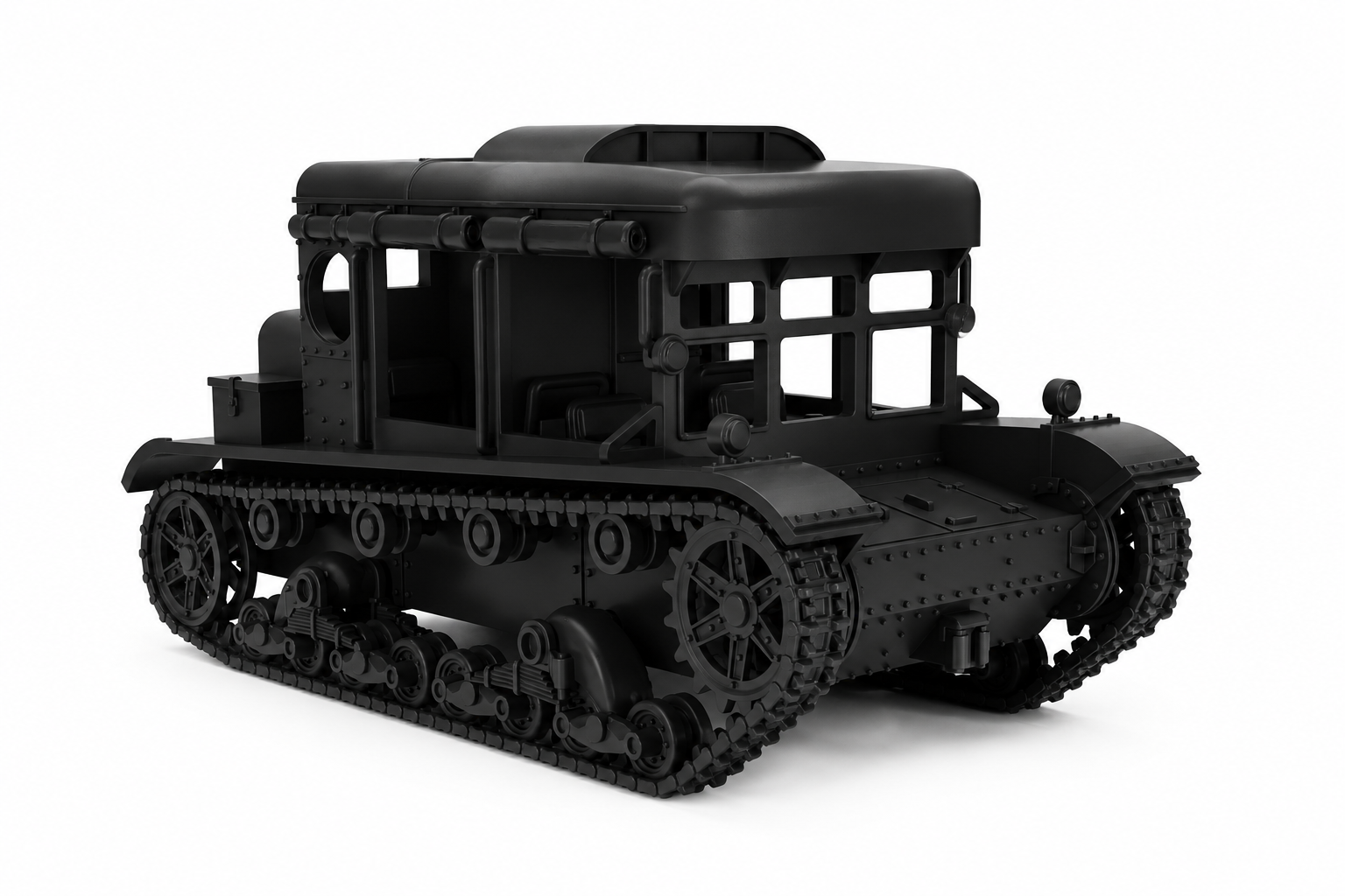 SSMODEL 1/200 C7P artillery tractor Poland Resin MODEL KIT TSS2001463 — scale model kit