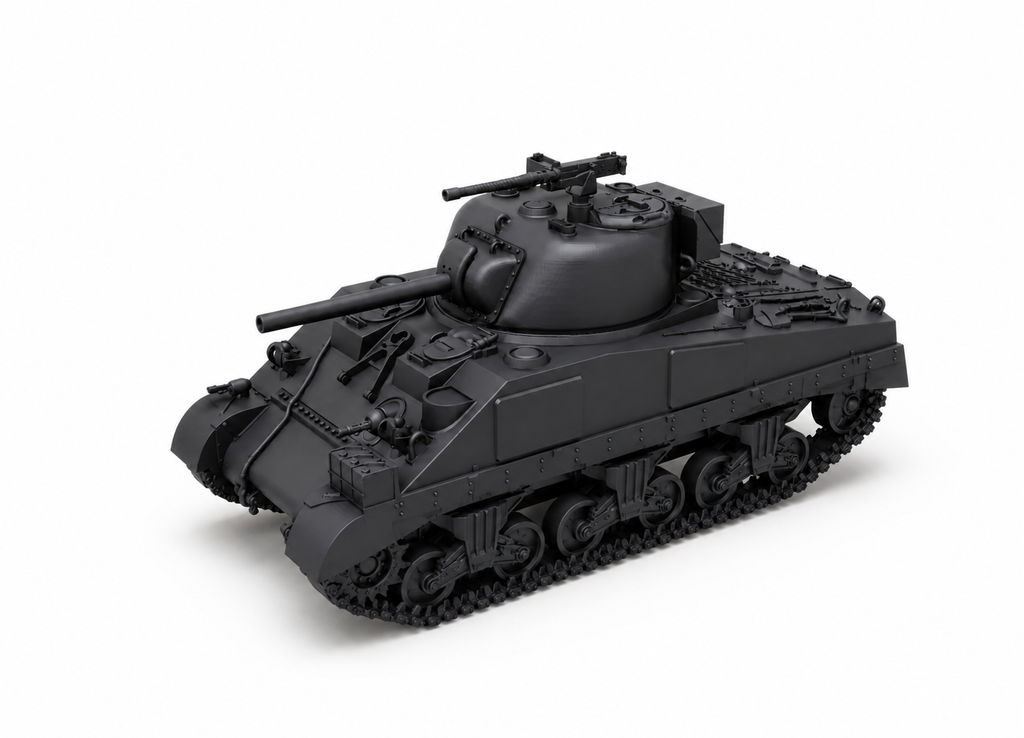 SSMODEL 1/350 Sherman III UK Medium Tank Resin MODEL KIT TSS3500216