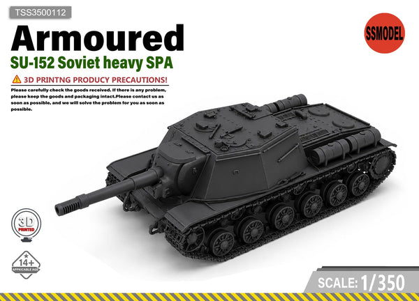 SSMODEL 1/350 KV-13 SU-152 Soviet heavy resin model kit TSS3500112