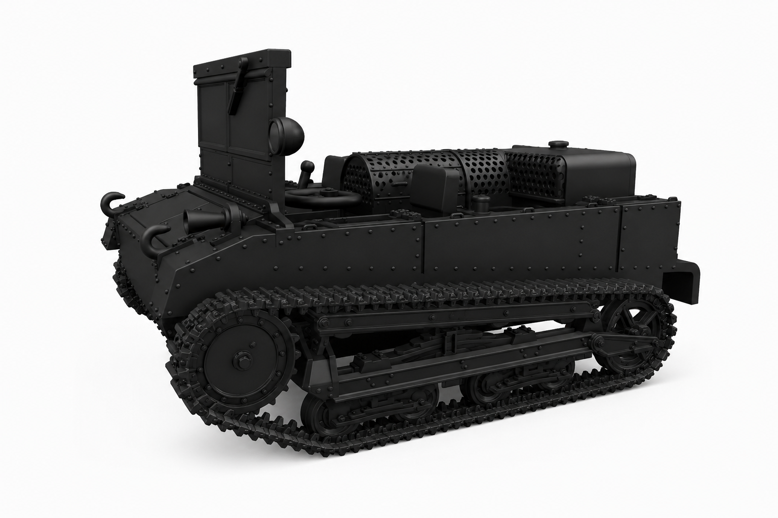 SSMODEL 1/200 C2P Artillery Tractor Poland Resin MODEL KIT TSS2001462 — scale model kit