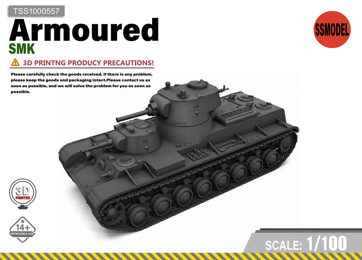 SSMODEL 1/100 Soviet Union SMK Resin Model Kit TSS1000557