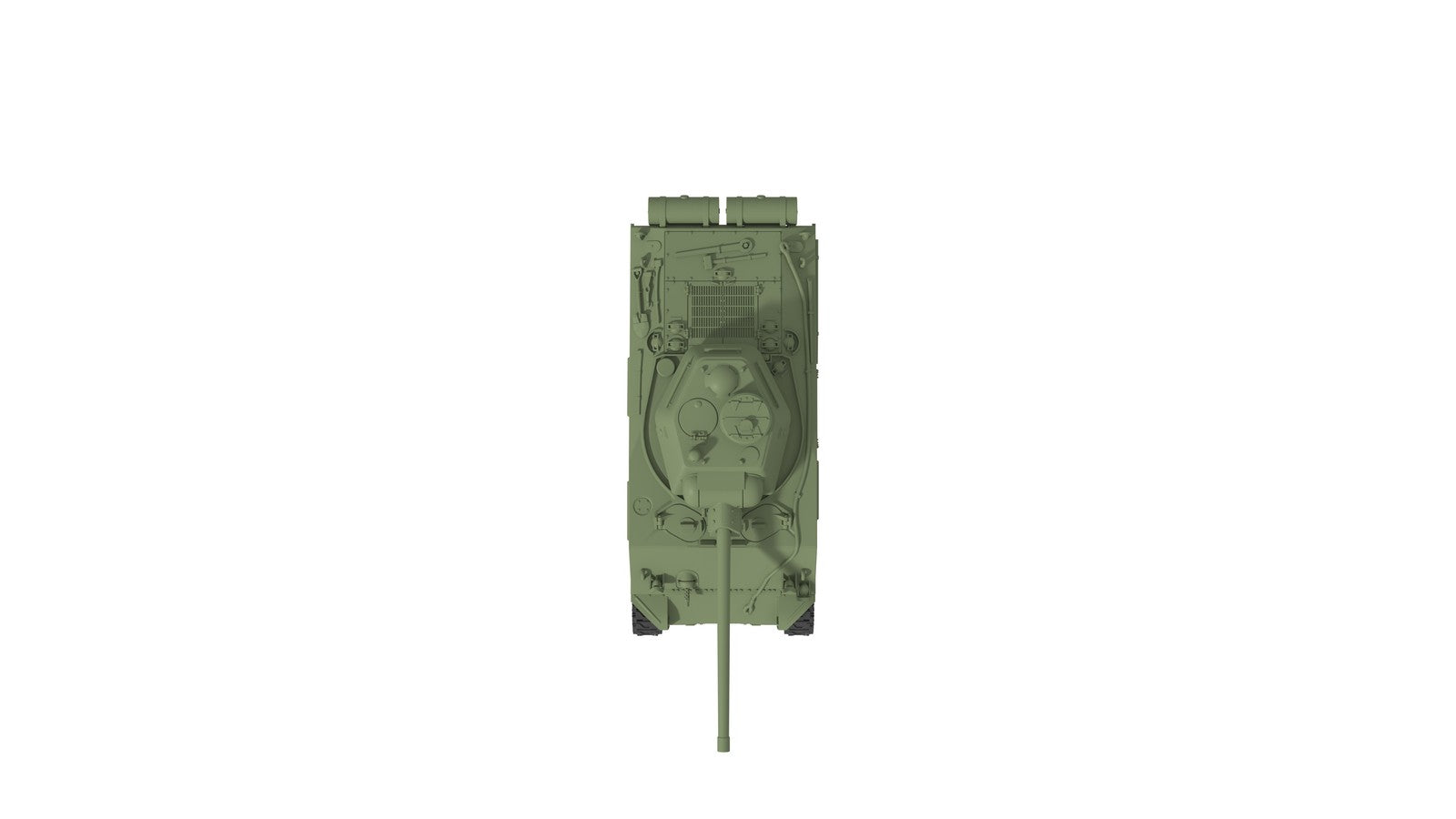 SSMODEL 1/350 M4-85 Soviet Experimental Medium Tank Resin MODEL KIT TSS3500001 — detail view 7
