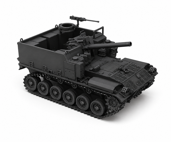 SSMODEL 1/32 1/35 1/48 M44 155mm SPH US+Germany Cold war Tank  MODEL KIT TSS0668
