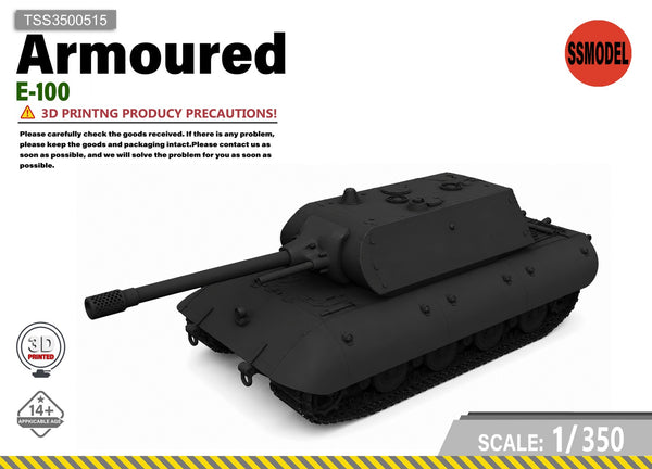 SSMODEL 1/350 E-100 Tank Resin MODEL KIT TSS3500515