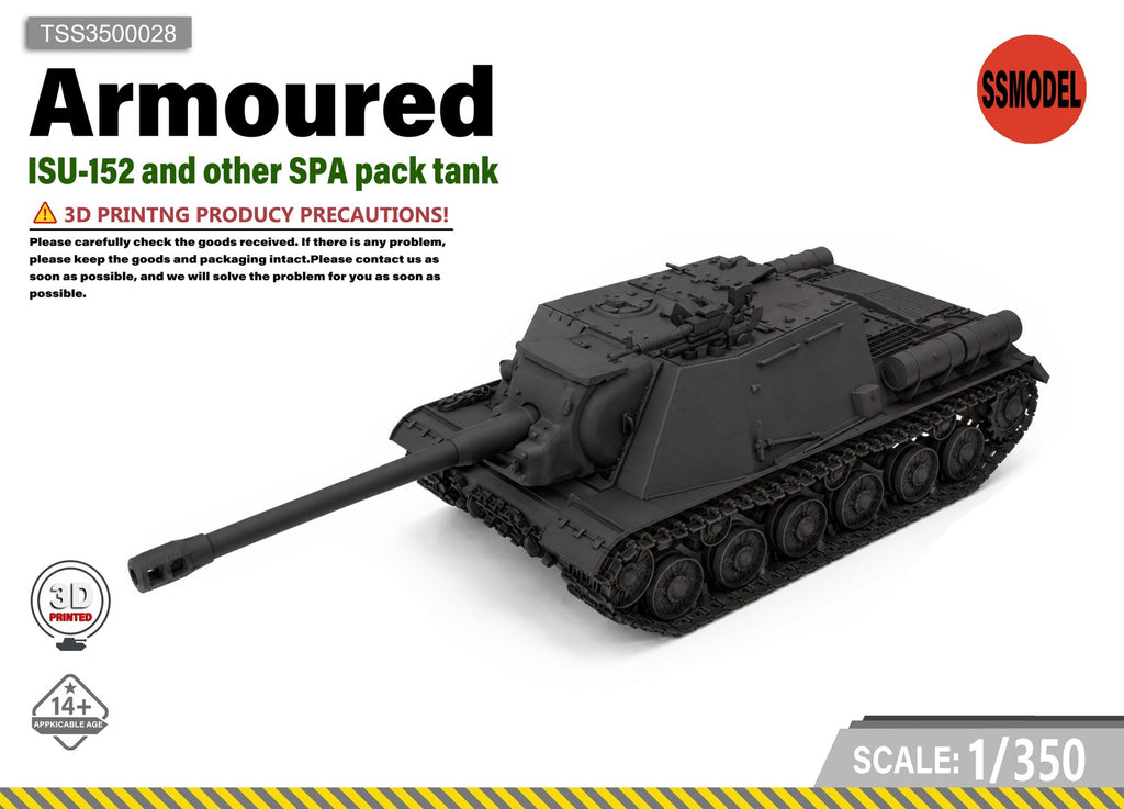 SSMODEL 1/350 ISU-152 Tank Resin Model Kit TSS3500028