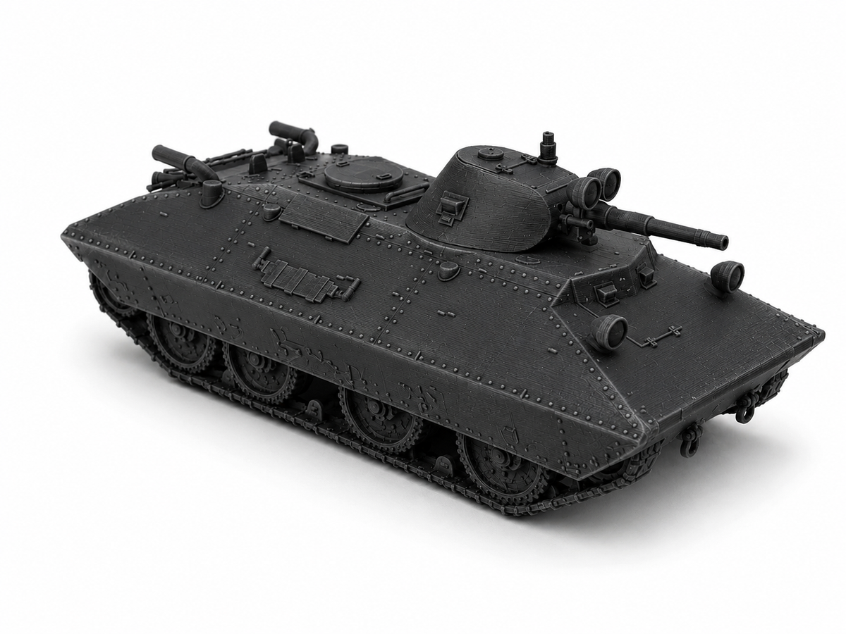 SSMODEL 1/100 BT-SV Soviet experimental light tank Resin Model Kit TSS1000093 — detail view 2
