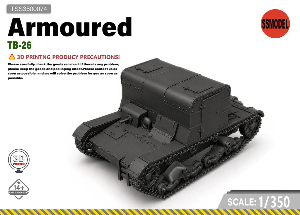 SSMODEL 1/350 TB-26 tank Resin Model Kit TSS3500074
