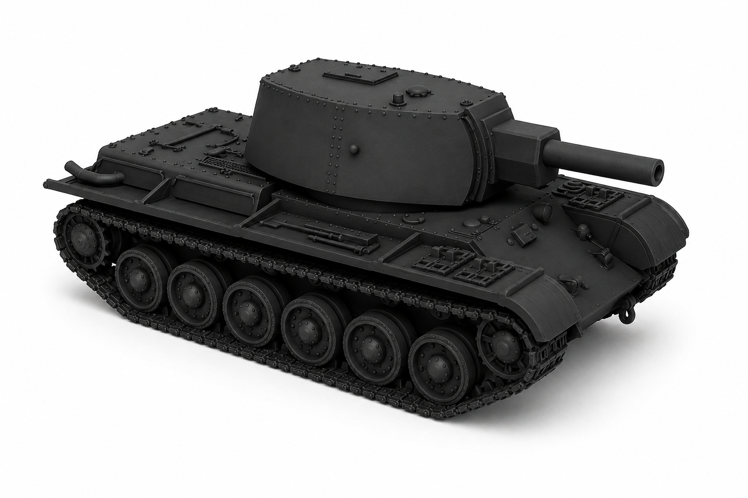 SSMODEL 1/350 T-102Z Soviet fictional heavy tank resin model kit TSS3500493 — detail view 2