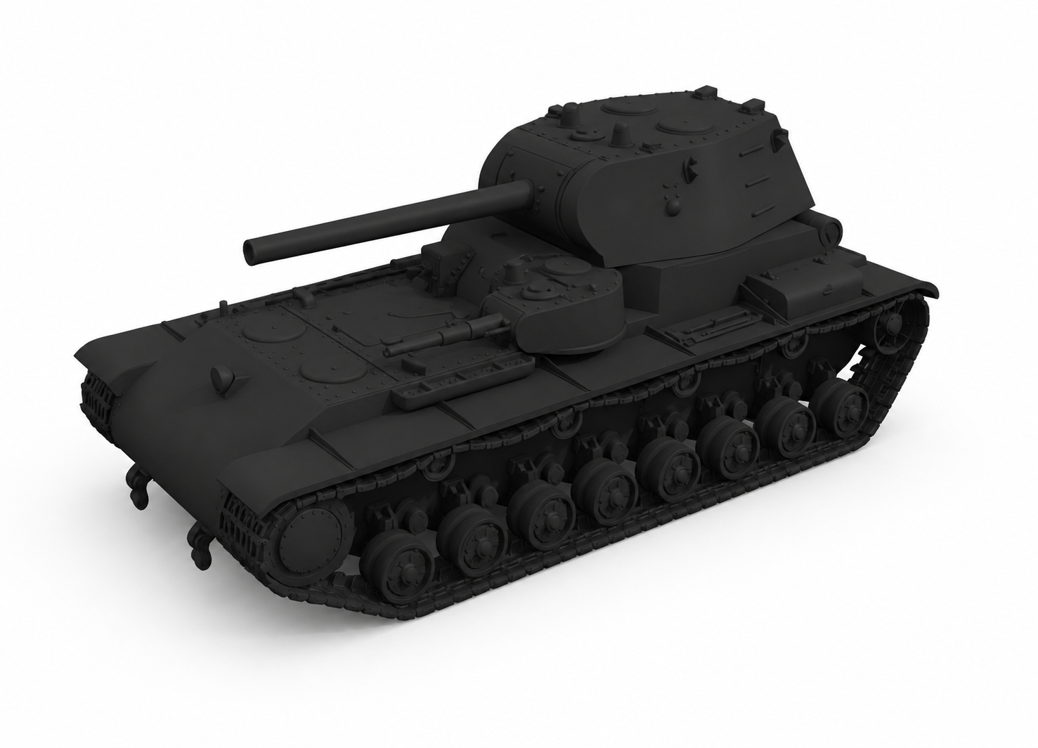 SSMODEL 1/350 KV-4 V tank Resin Model Kit TSS3500091 — detail view 2