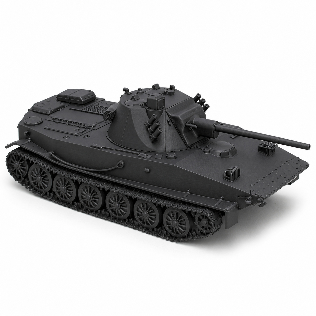SSMODEL 1/350 PT-76-57 Russian experimental amphibious tank Model Kit TSS3500283 — detail view 2