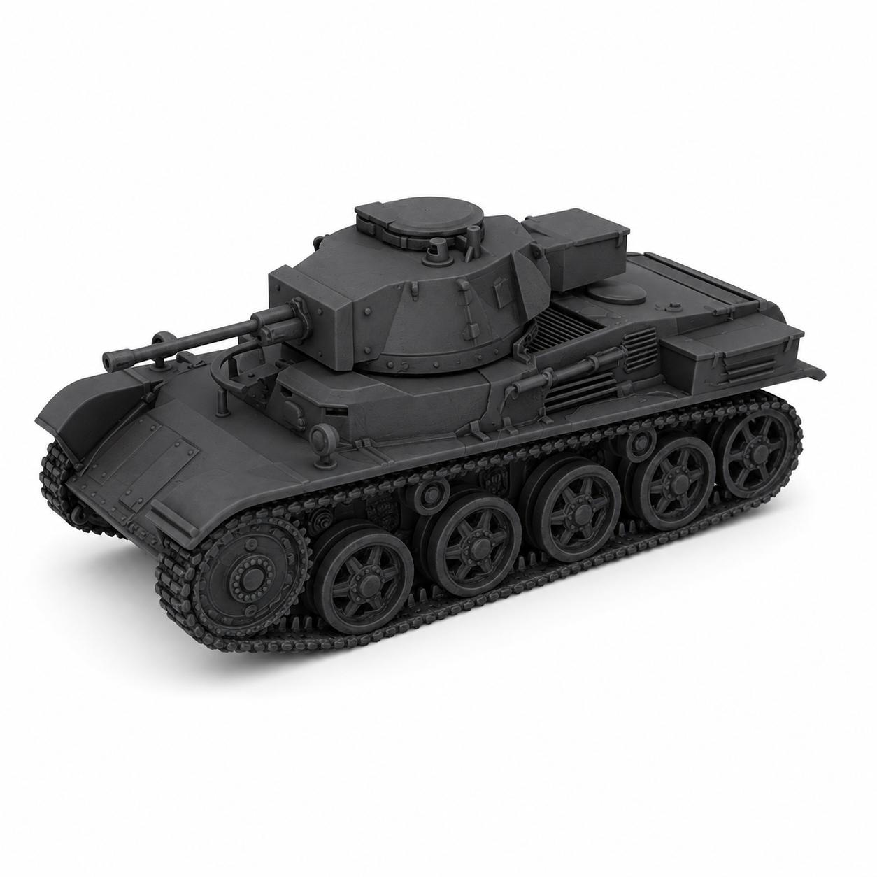 SSMODEL 1/56 Toldi III Tank Resin Model Kit TSS0560744 — scale model kit