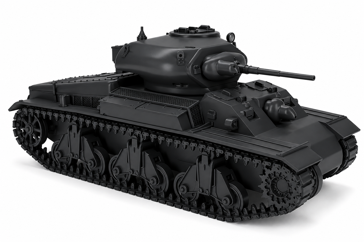 SSMODEL 1/32 1/35 1/48 1/64 AC1 SENTINEL Tank 2pdr gun Tank  MODEL KIT TSS0626 — detail view 2