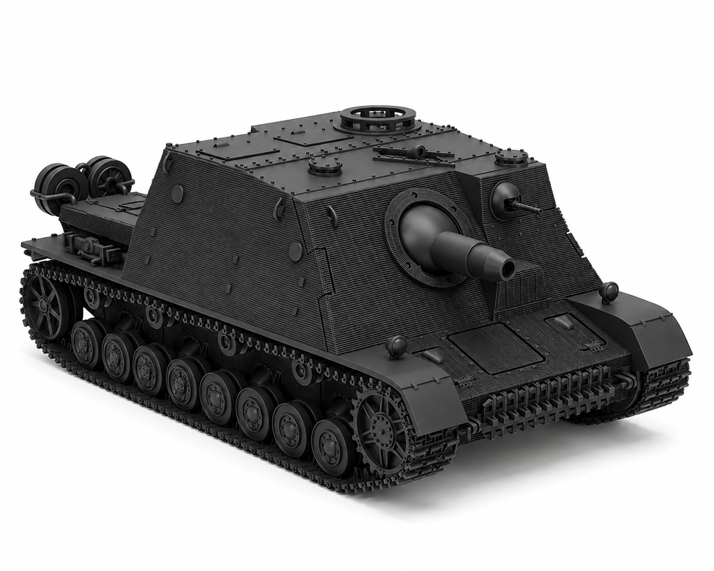 SSMODEL 1/350 Sturmpanzer IV Brummbar ZIMMERIT option Resin MODEL KIT TSS3500965