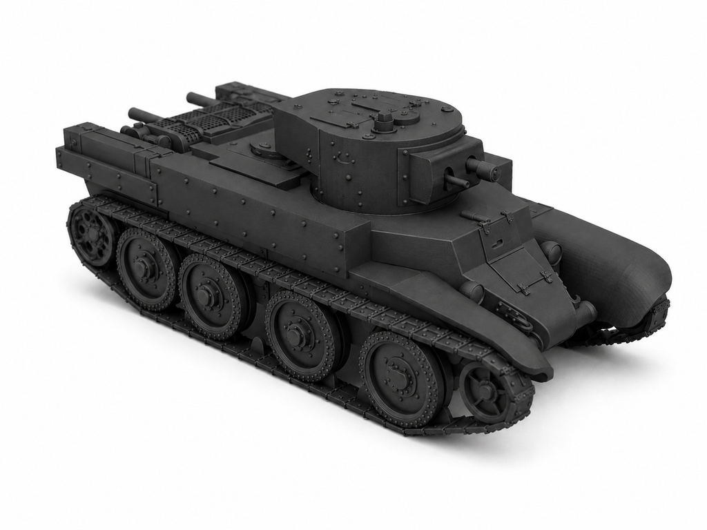 SSMODEL 1/350 KhBT-7 Soviet flamethrower tank Resin Model Kit TSS3500095