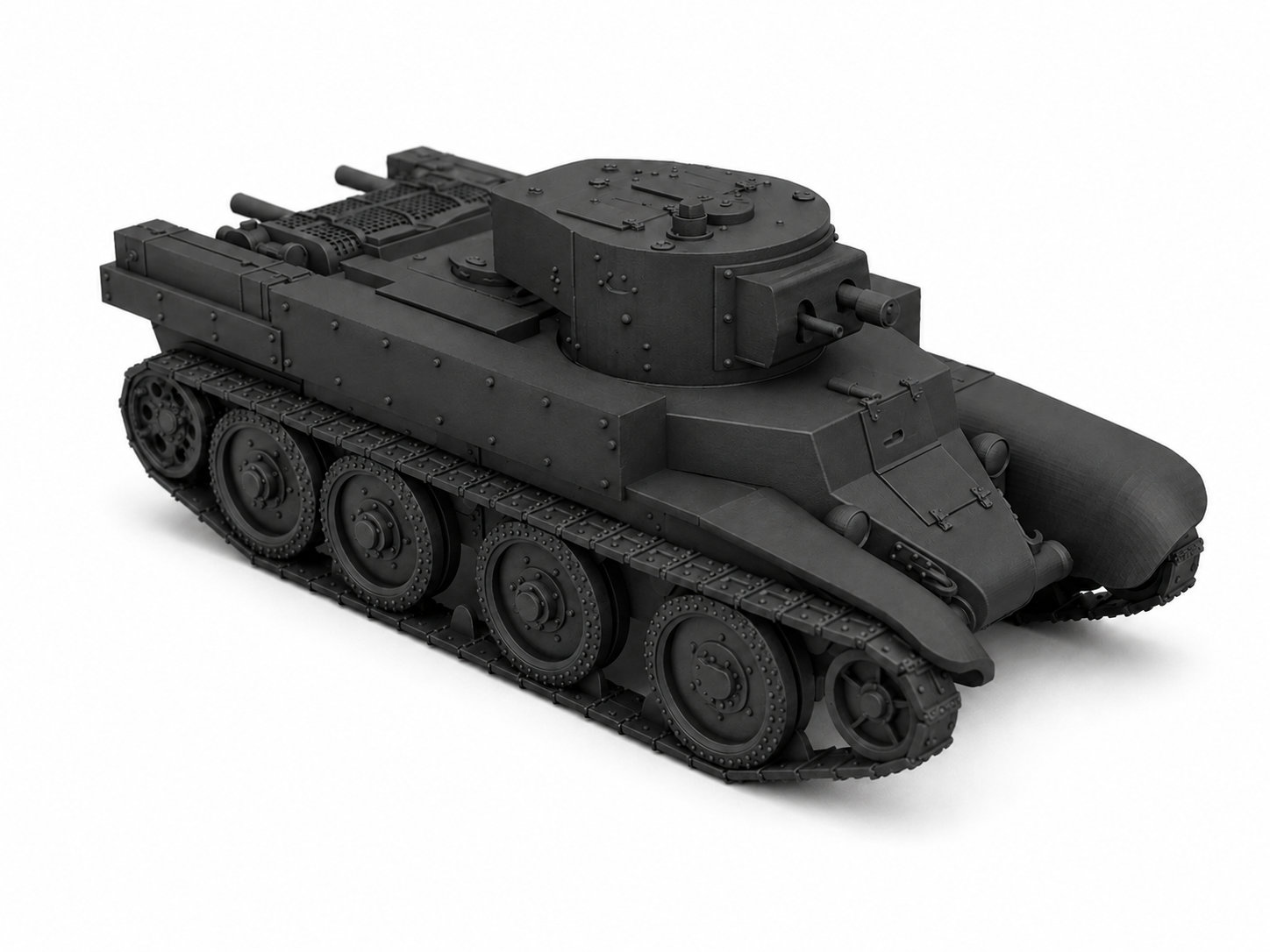 SSMODEL 1/350 KhBT-7 Soviet flamethrower tank Resin Model Kit TSS3500095 — detail view 2