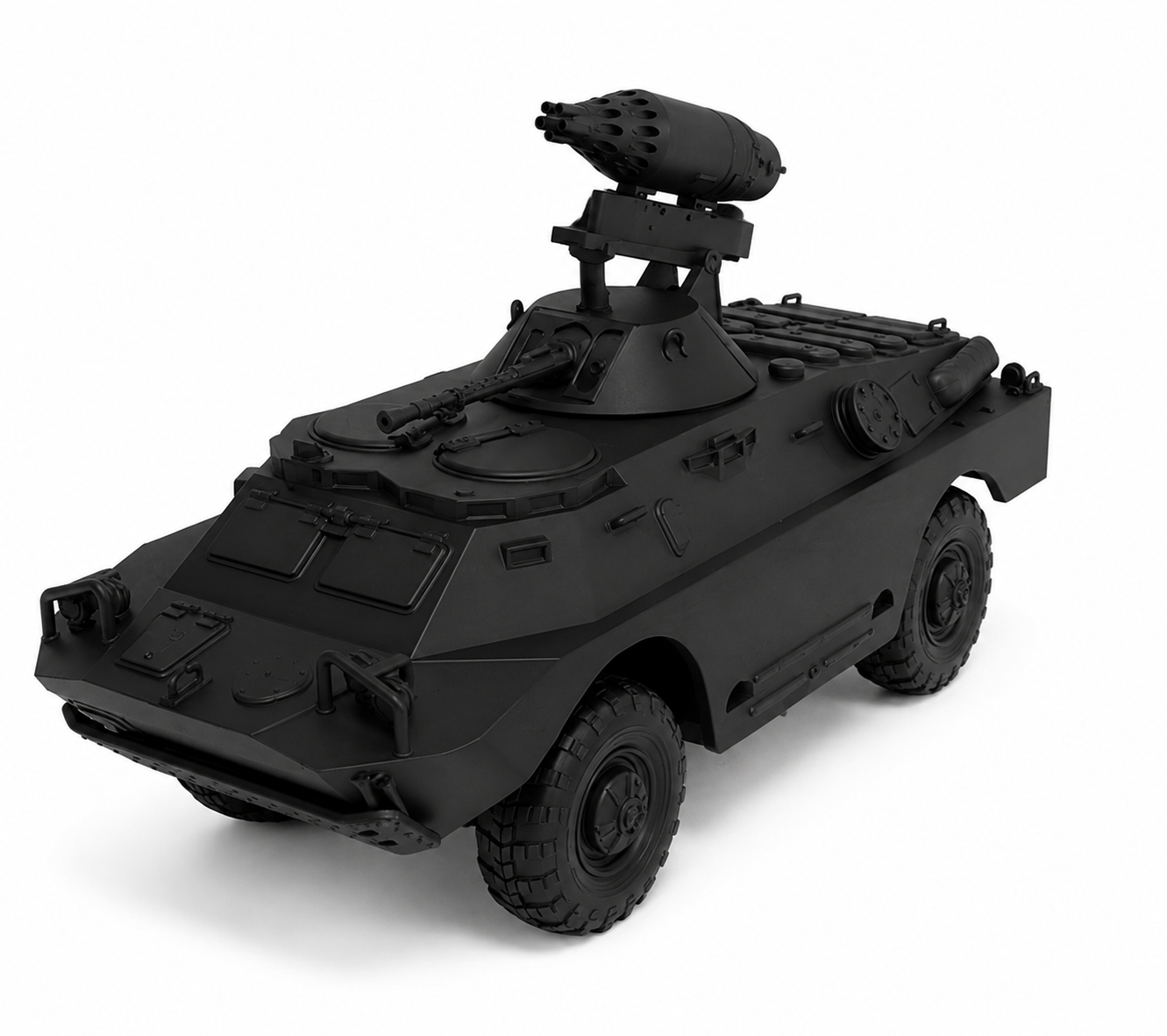 SSMODEL 1/200 BRDM-2 with rocket launcher UB32m Resin MODEL KIT TSS2001414 — scale model kit