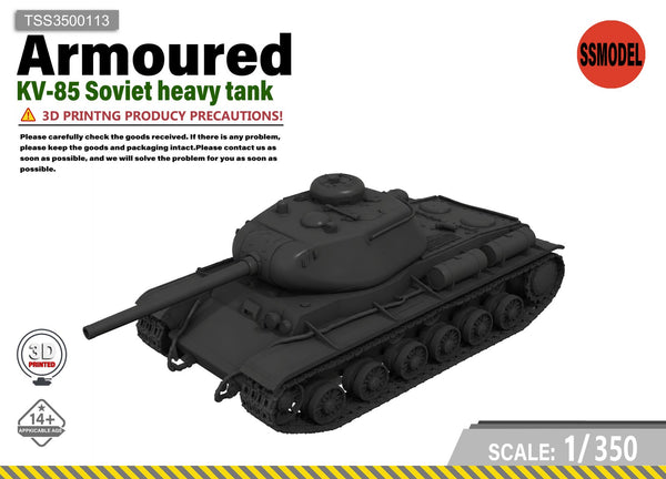 SSMODEL 1/350 KV-85 Soviet heavy tank resin model kit TSS3500113