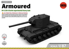 SSMODEL 1/87 KV-2 ZiS-6 Soviet experimental tank resin model kit TSS0870138