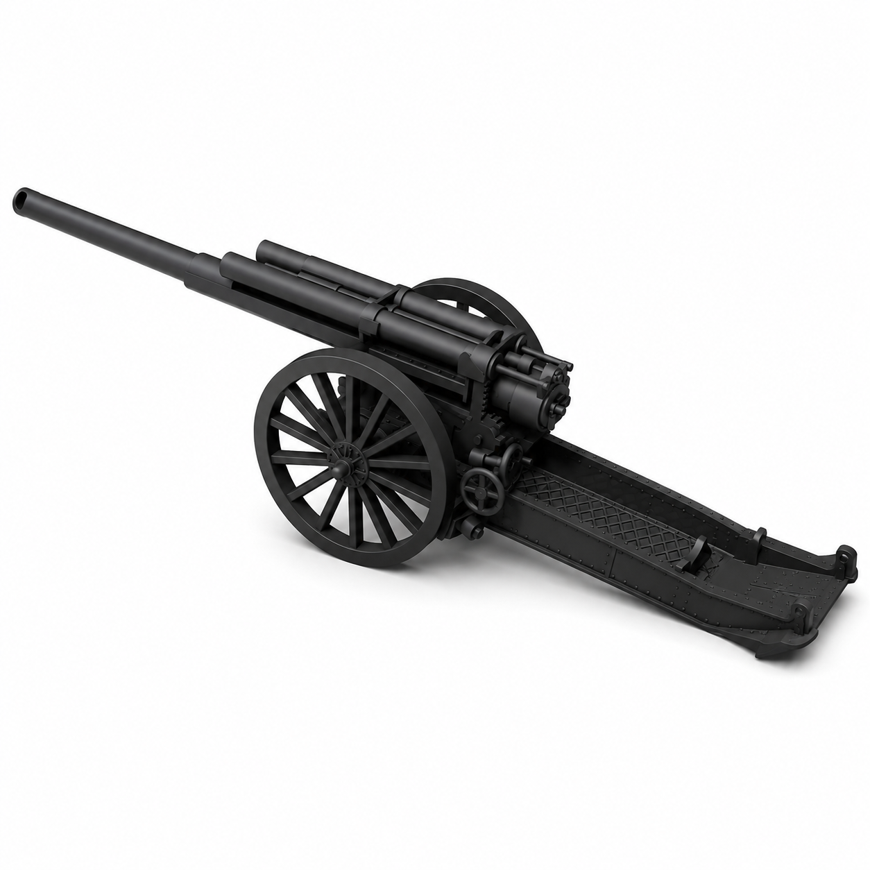 SSMODEL 1/56 BL 60 pounder Gun WW1 British Tank Resin Model Kit TSS0560730 — scale model kit