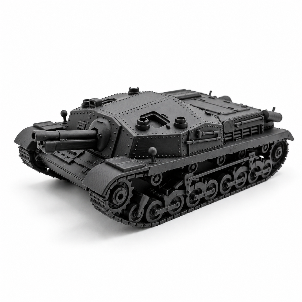 SSMODEL 1/32 1/35 1/48 1/64 Hungarian 43M Zrinuy II SPG Resin Model Kit TSS1205