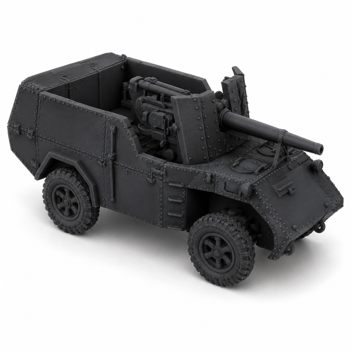 SSMODEL 1/76 Semovente Ruotato da 90/52 Breda 501 Resin Model Kit TSS0760562 — detail view 2