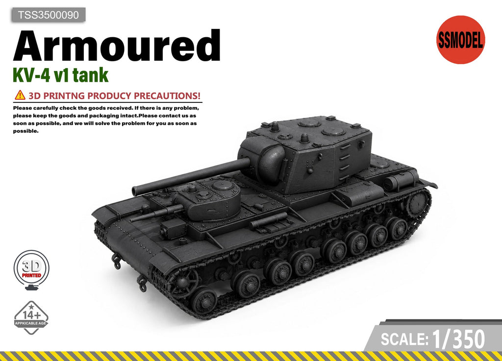 SSMODEL MODEL KIT 1/350 KV-4 v1 tank TSS3500090