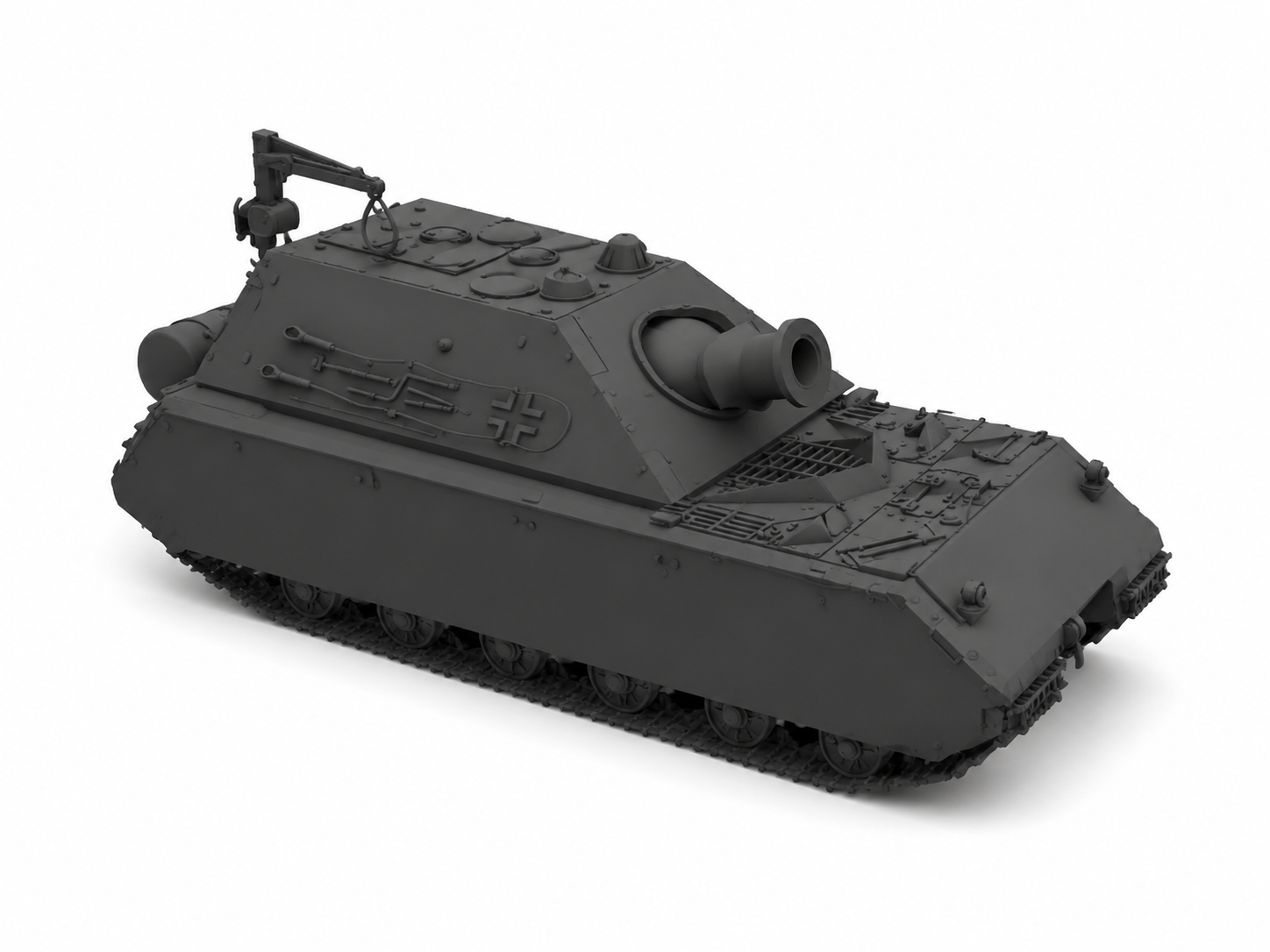 SSMODEL 1/350 Sturmmaus Ausf.B German superheavy tank resin model kit TSS3500325 — detail view 2