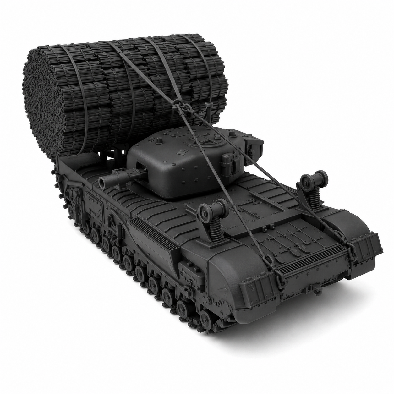 SSMODEL 1/200 Churchill Mk.IV Fascine carrier UK Resin MODEL KIT TSS2000798 — scale model kit