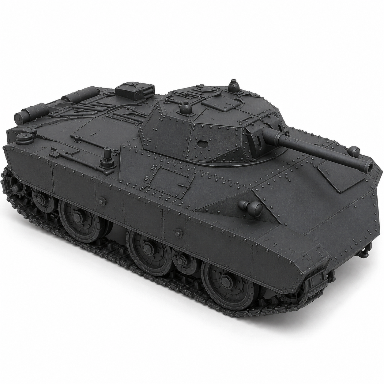 SSMODEL 1/350 Italian light tank Resin Model Kit TSS3500268 — detail view 2