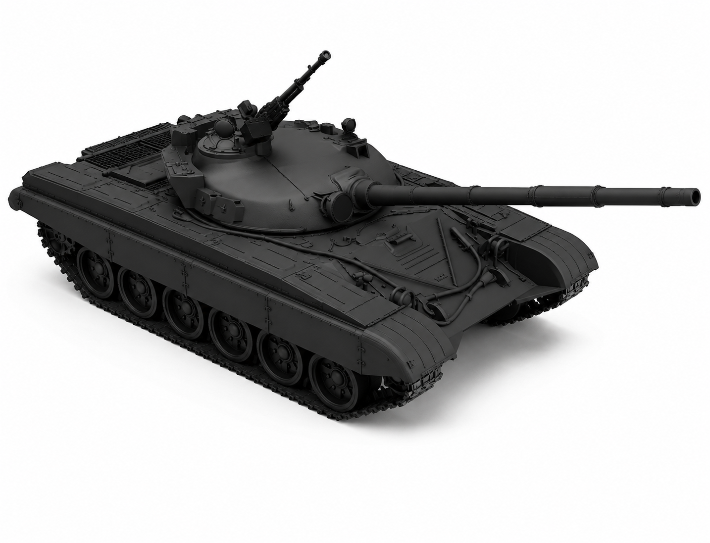 SSMODEL 1/700 T-72A from Panzer Farm Museum Tank Resin Model Kit TSS7000382 — detail view 2