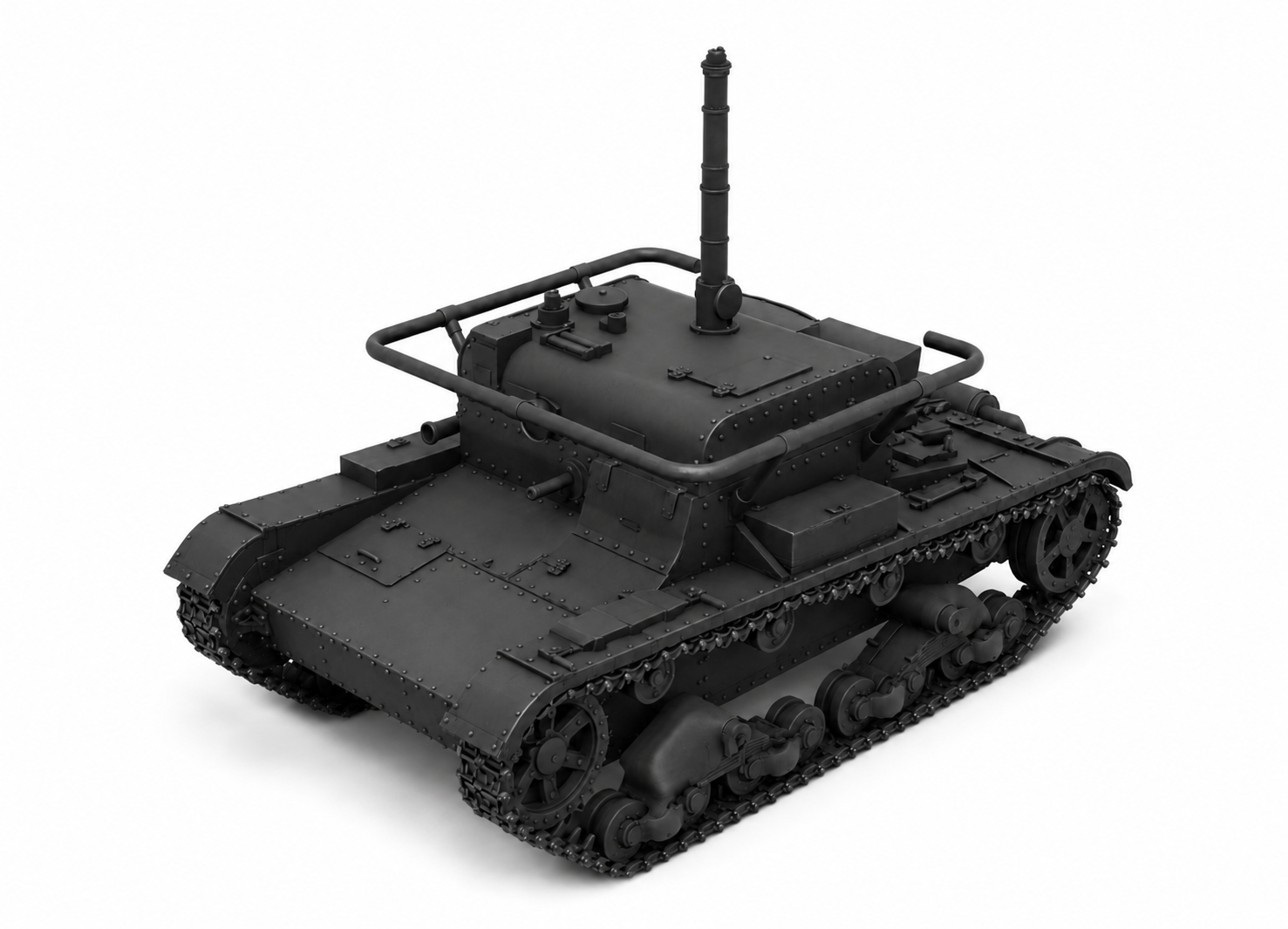 SSMODEL 1/350 UK tank Resin Model Kit TSS3500072 — detail view 2
