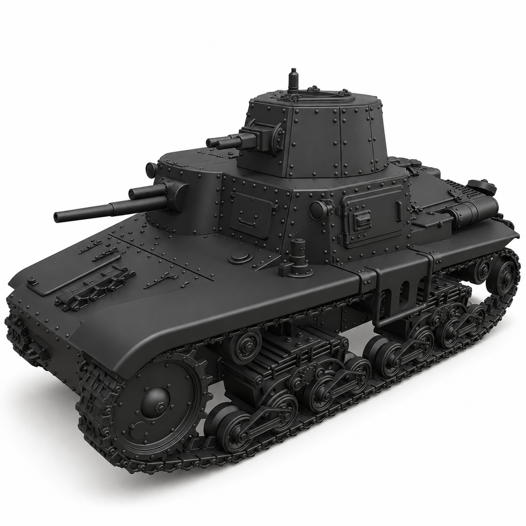 SSMODEL 1/56 Carro Armato M 11/39 Italy Resin MODEL KIT TSS0560782