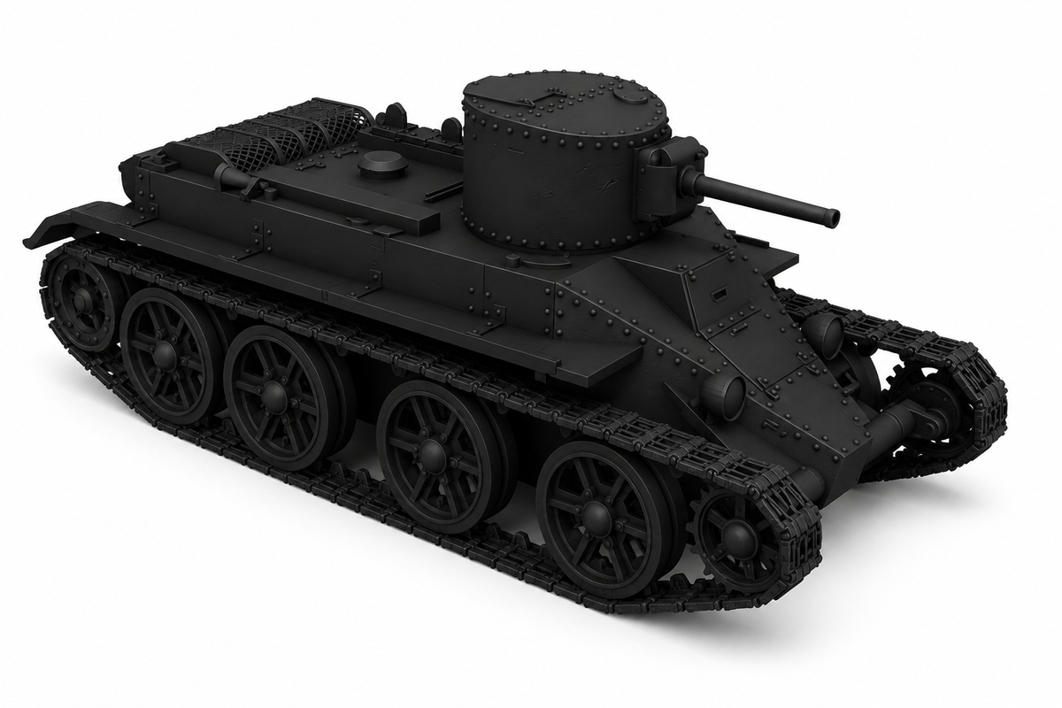SSMODEL 1/144 BT-2 Historic Light AFV Armored Vehicle Mini Model Kit TSS1440578